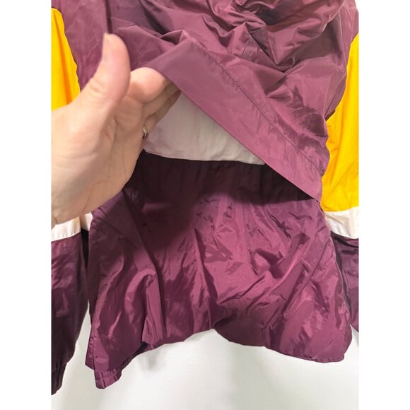 Eastboy Track Jacket Pullover Hooded 1/4 Zip Purple Yellow XS Mens - Picture 5 of 5